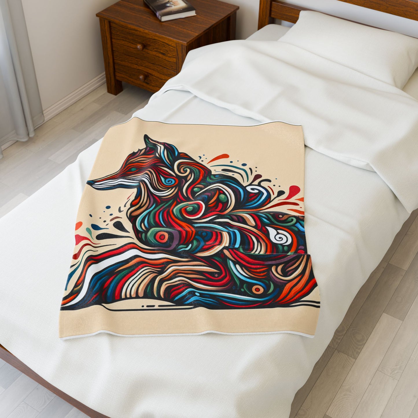 Nature's Whirlwind In Motion - Plush Blanket