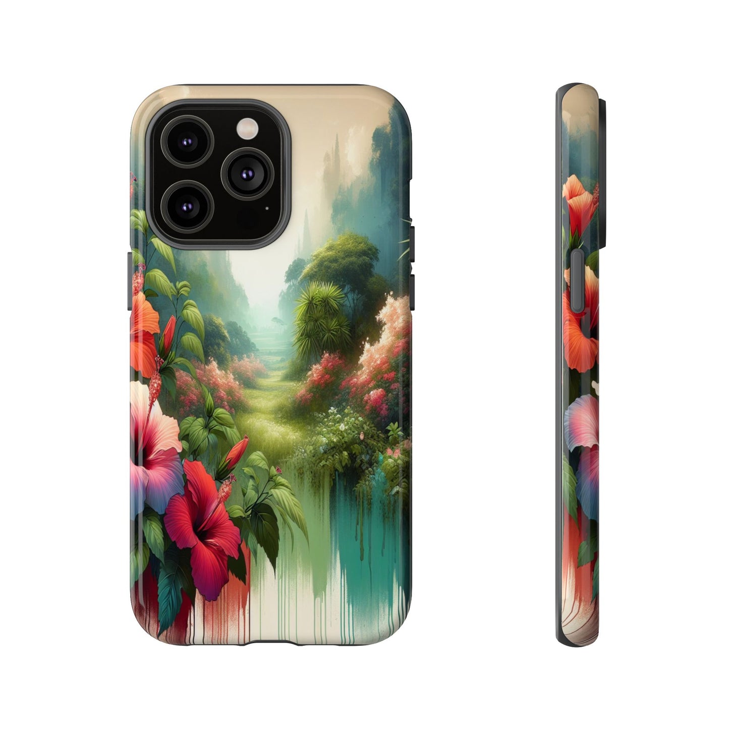 Protective Garden of Tranquility  Iphone Case Compatible With Iphone 16 15 14 - Phone Cover
