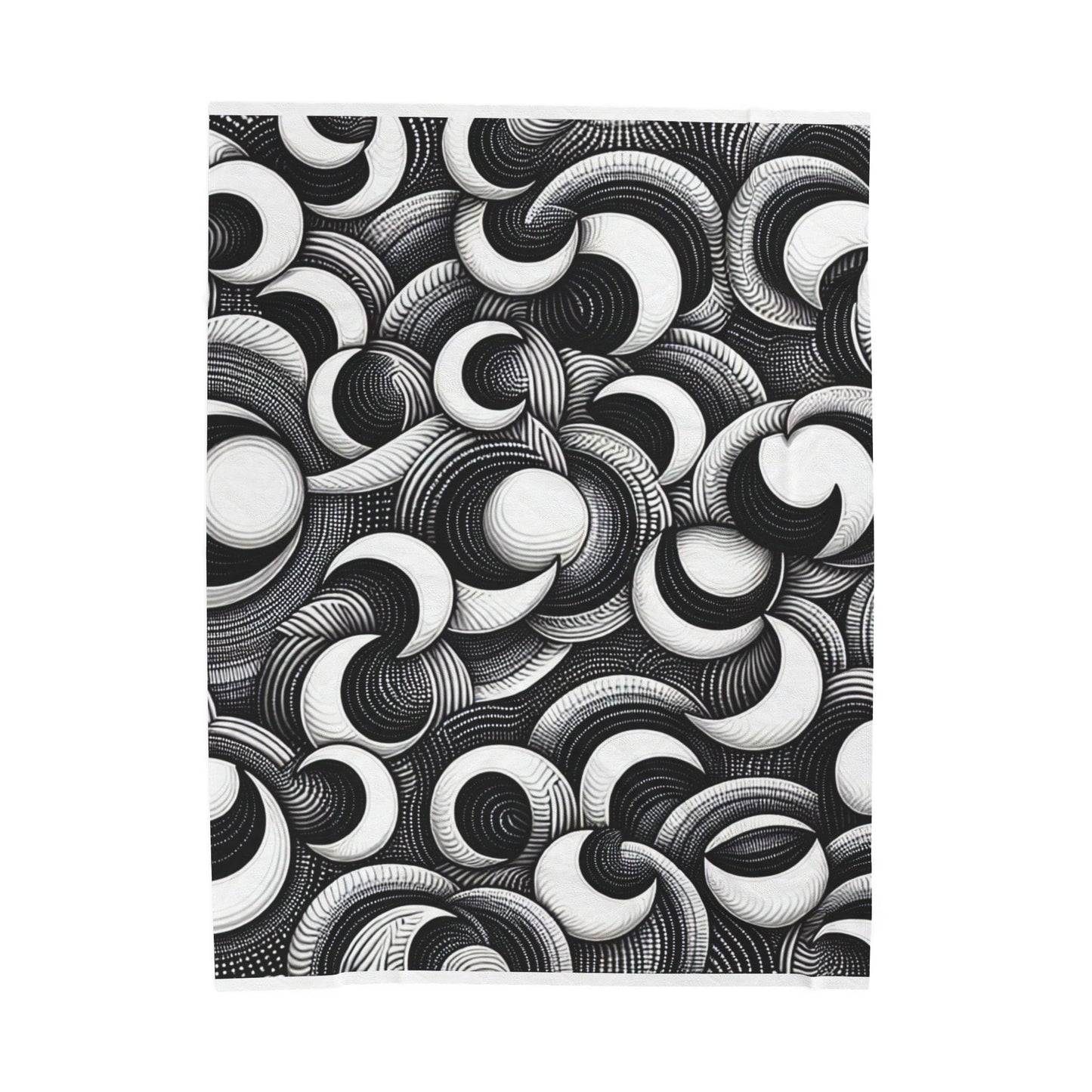 Circular Flow - Plush Blanket