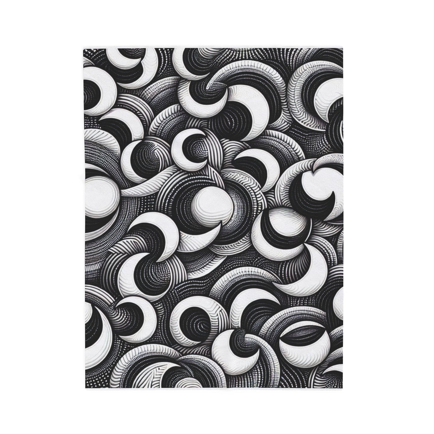 Circular Flow - Plush Blanket