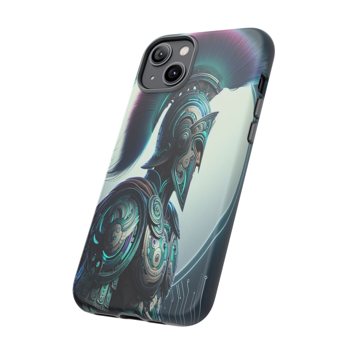 Custom ProtectiveGuardian of the Digital RealmIphone Case Compatible With Iphone 16 15 14 - Phone Cover