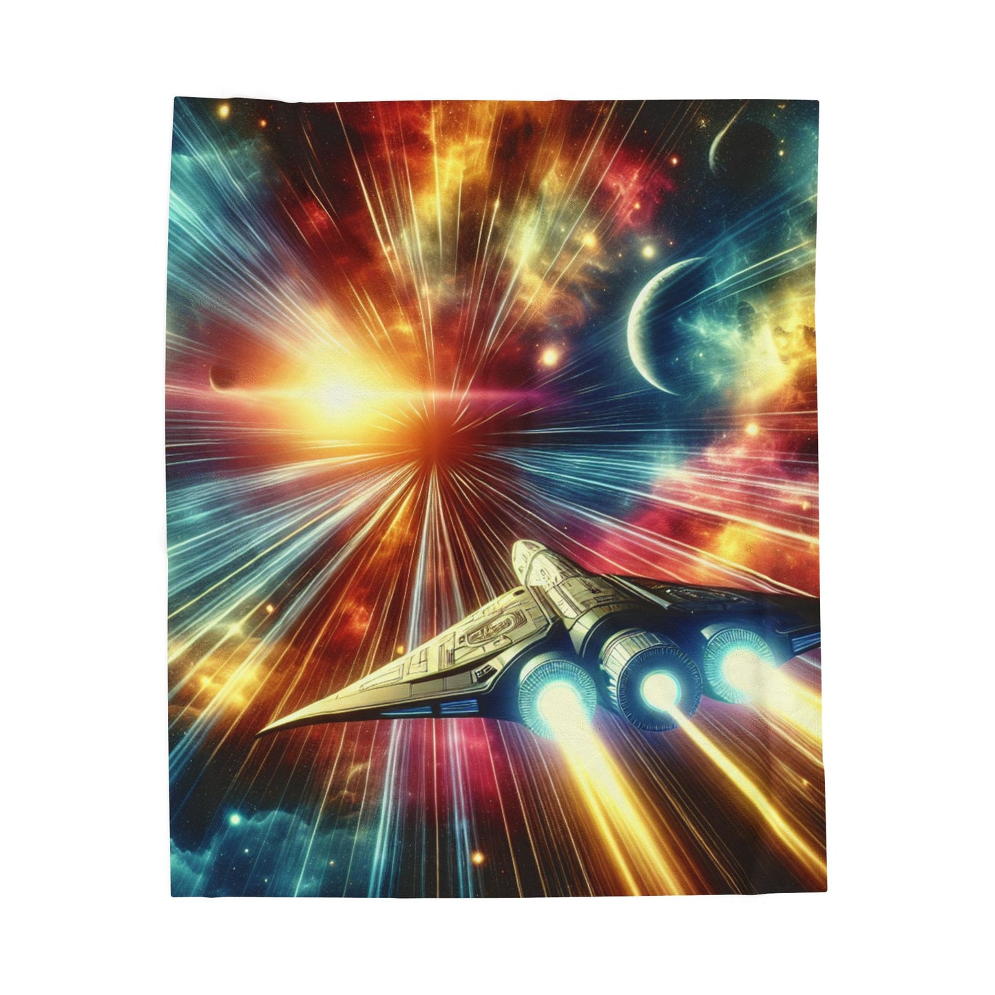 Interstellar Odyssey- Plush Blanket