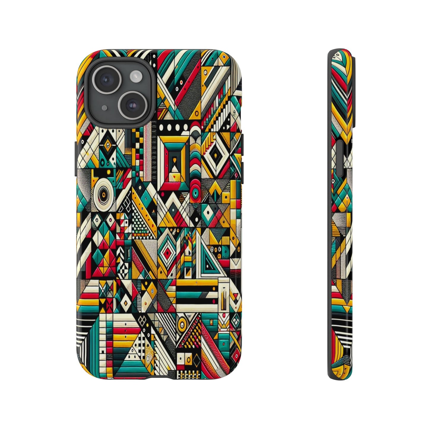 Custom ProtectiveGeometric KaleidoscopeIphone Case Compatible With Iphone 16 15 14 - Phone Cover