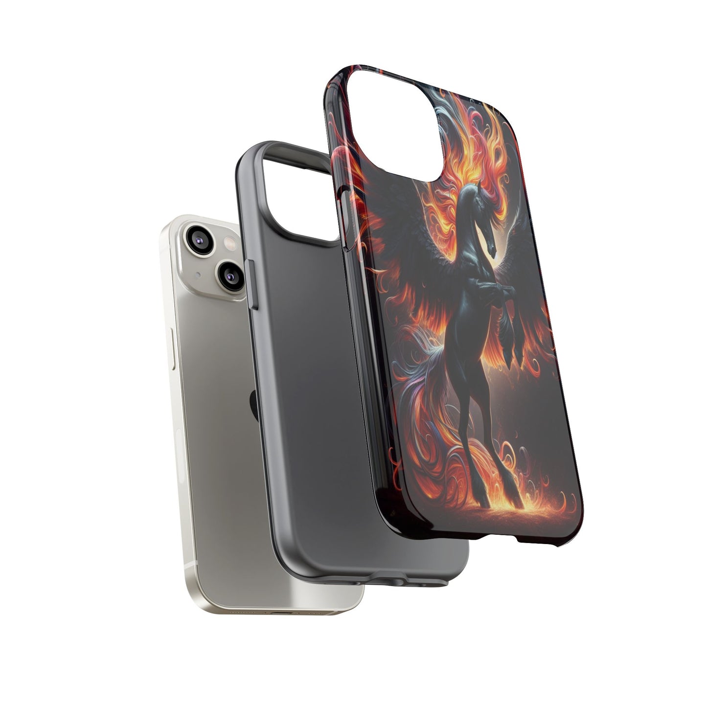 Custom ProtectiveWings of Fire and GraceIphone Case Compatible With Iphone 16 15 14 - Phone Cover