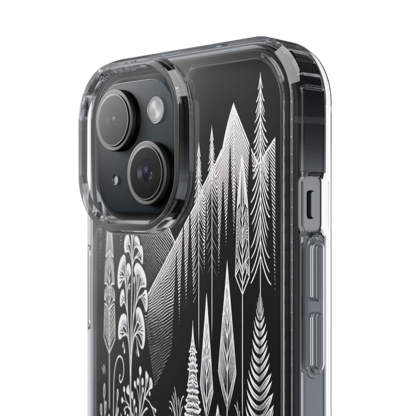 Transparent Alpine Wilderness Pathways Iphone Case Compatible With Iphone 16 15 14 - Clear Phone Cover