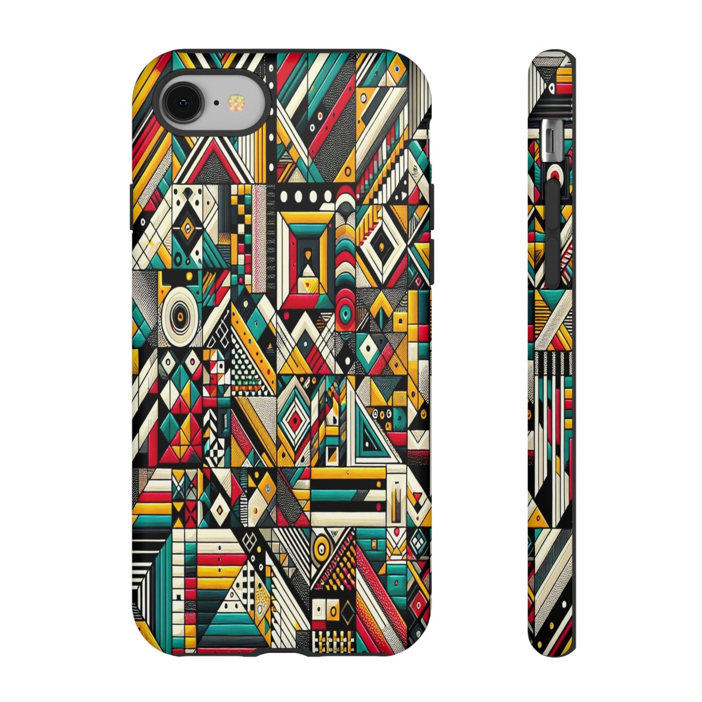 Custom ProtectiveGeometric KaleidoscopeIphone Case Compatible With Iphone 16 15 14 - Phone Cover