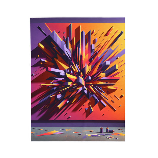 Burst of Dimensions - Plush Blanket