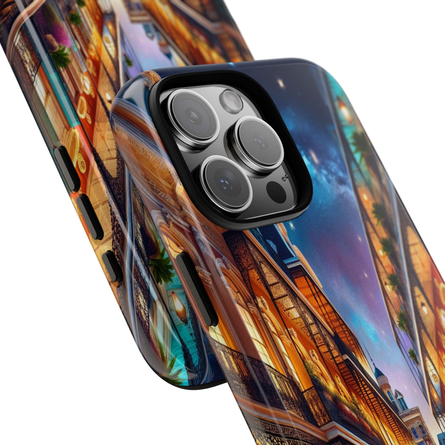 Starlit Street in the City - Phone Case