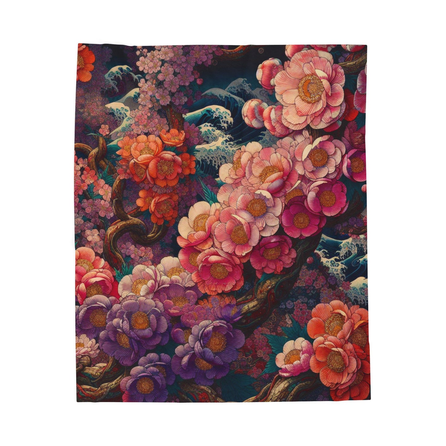 Floral Renaissance - Plush Blanket