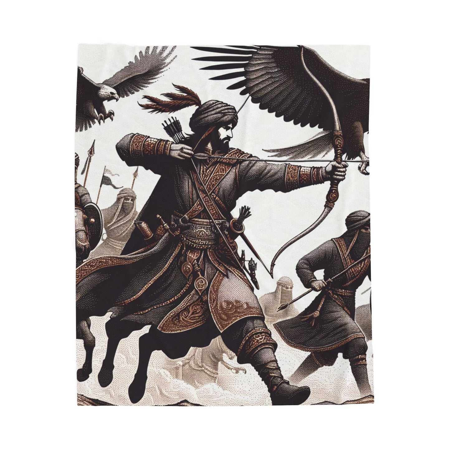 Eagle's Command - Plush Blanket