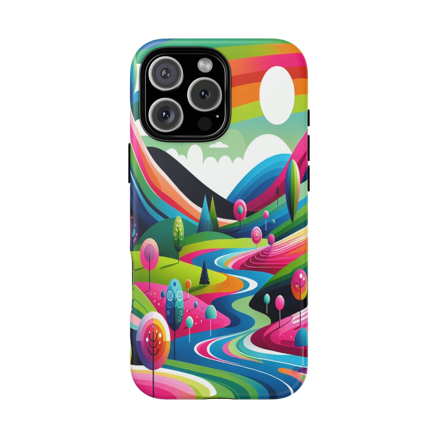 Colorful Landscape Journey - Phone Case