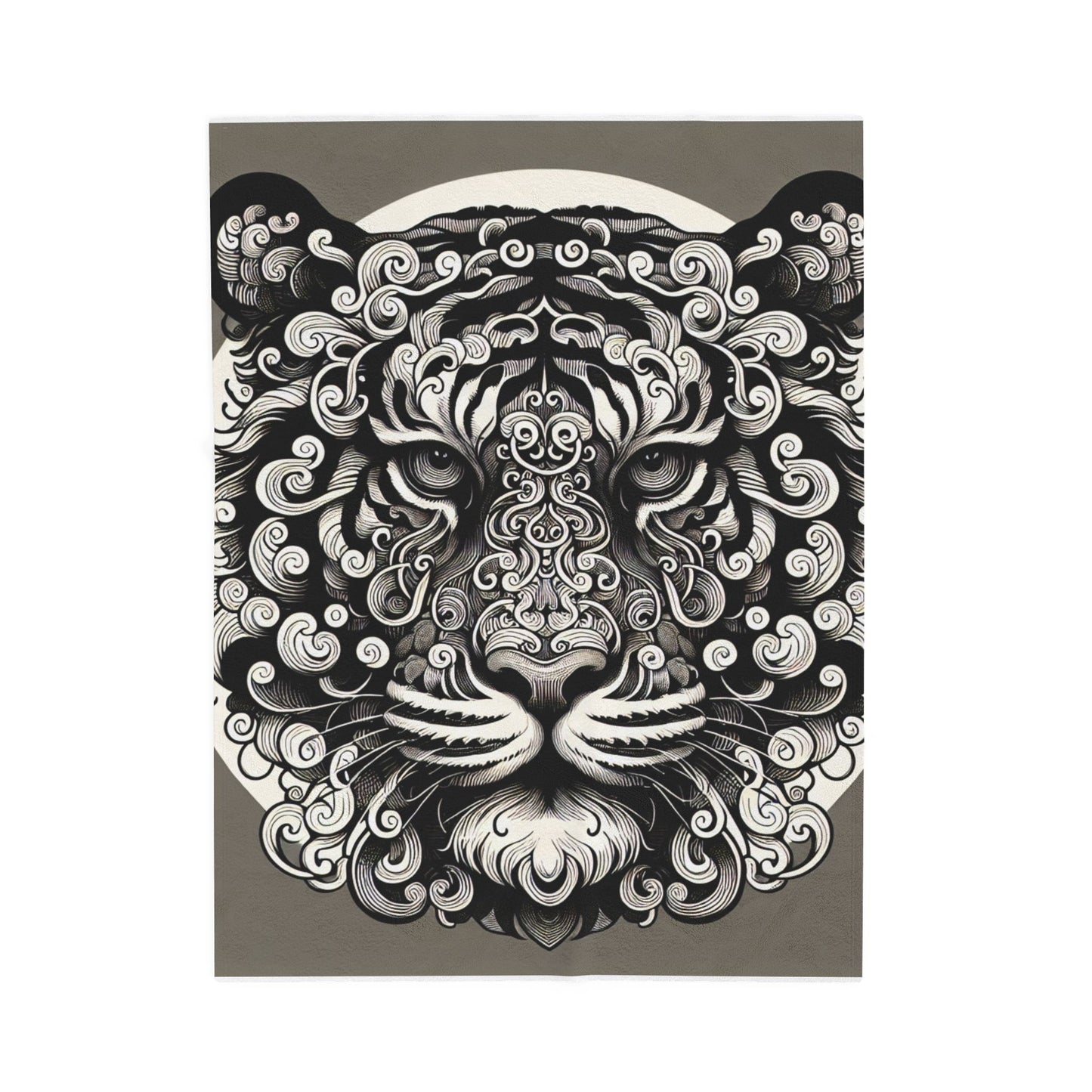 Tiger's Intricacy - Plush Blanket