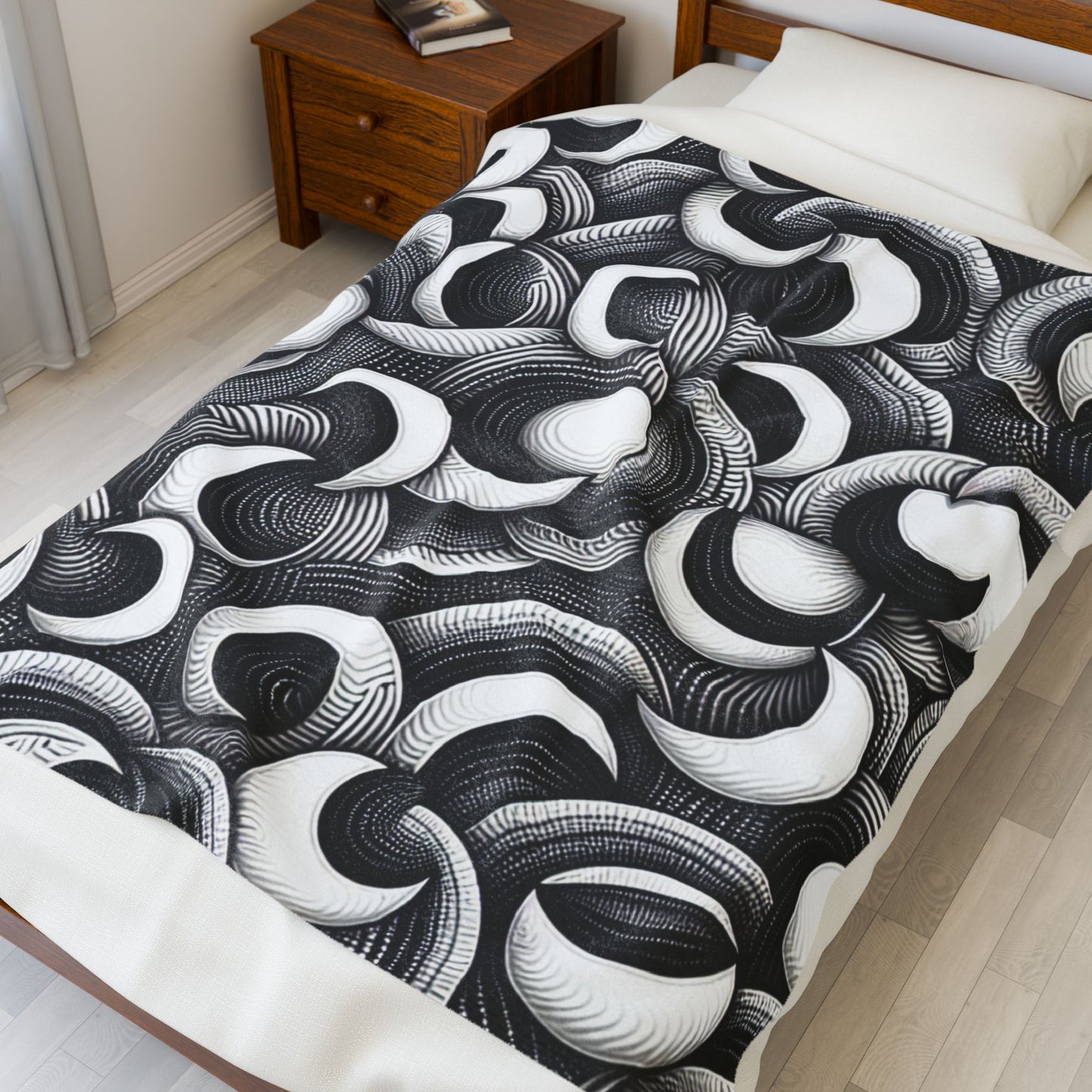 Circular Flow - Plush Blanket