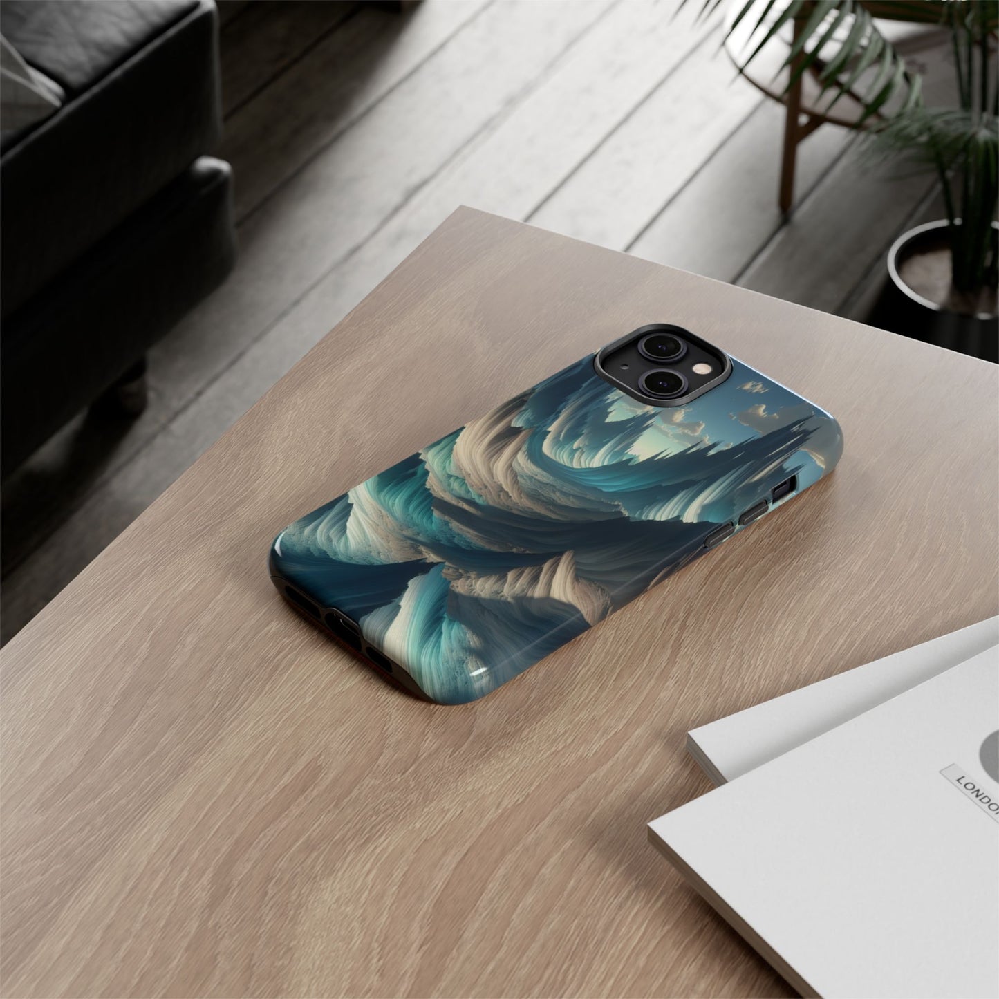 Whispering Peaks of Imagination - Phone Case