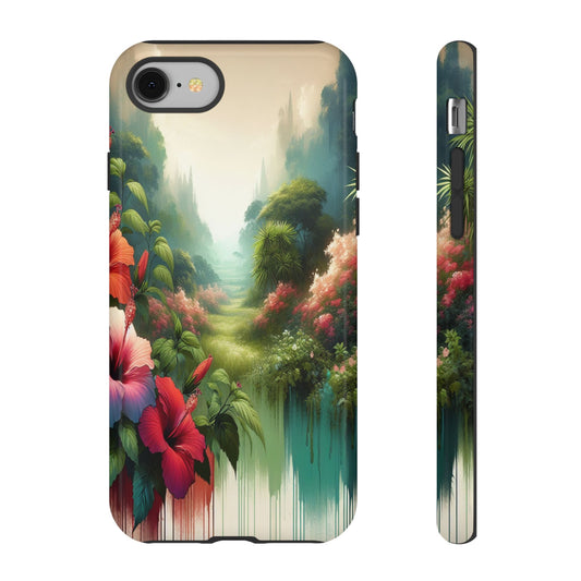 Protective Garden of Tranquility  Iphone Case Compatible With Iphone 16 15 14 - Phone Cover
