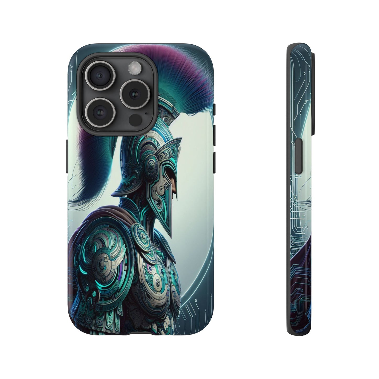 Custom ProtectiveGuardian of the Digital RealmIphone Case Compatible With Iphone 16 15 14 - Phone Cover