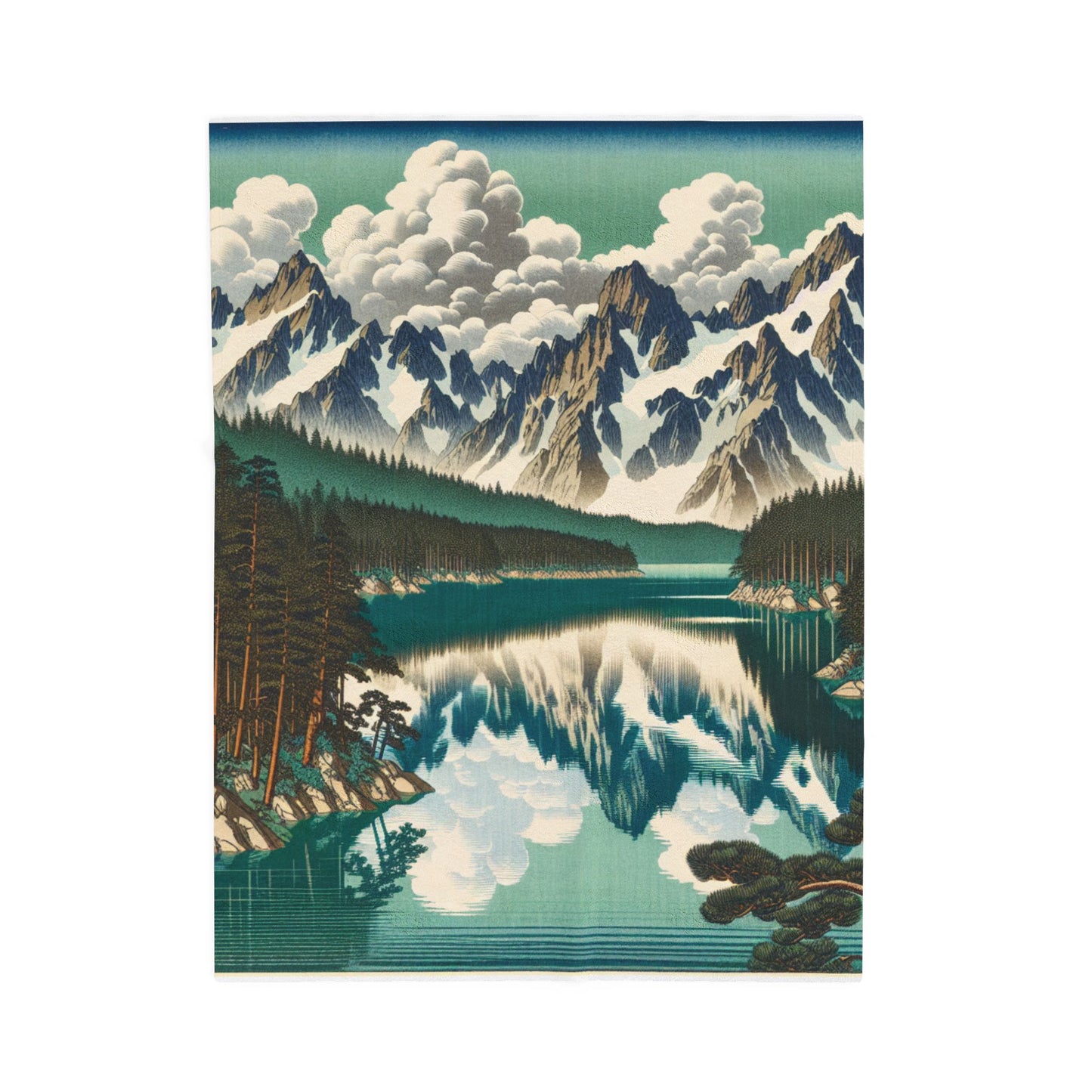 Reflections of Tranquility - Plush Blanket