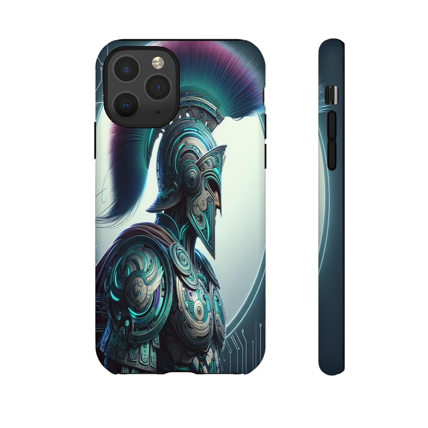 Custom ProtectiveGuardian of the Digital RealmIphone Case Compatible With Iphone 16 15 14 - Phone Cover