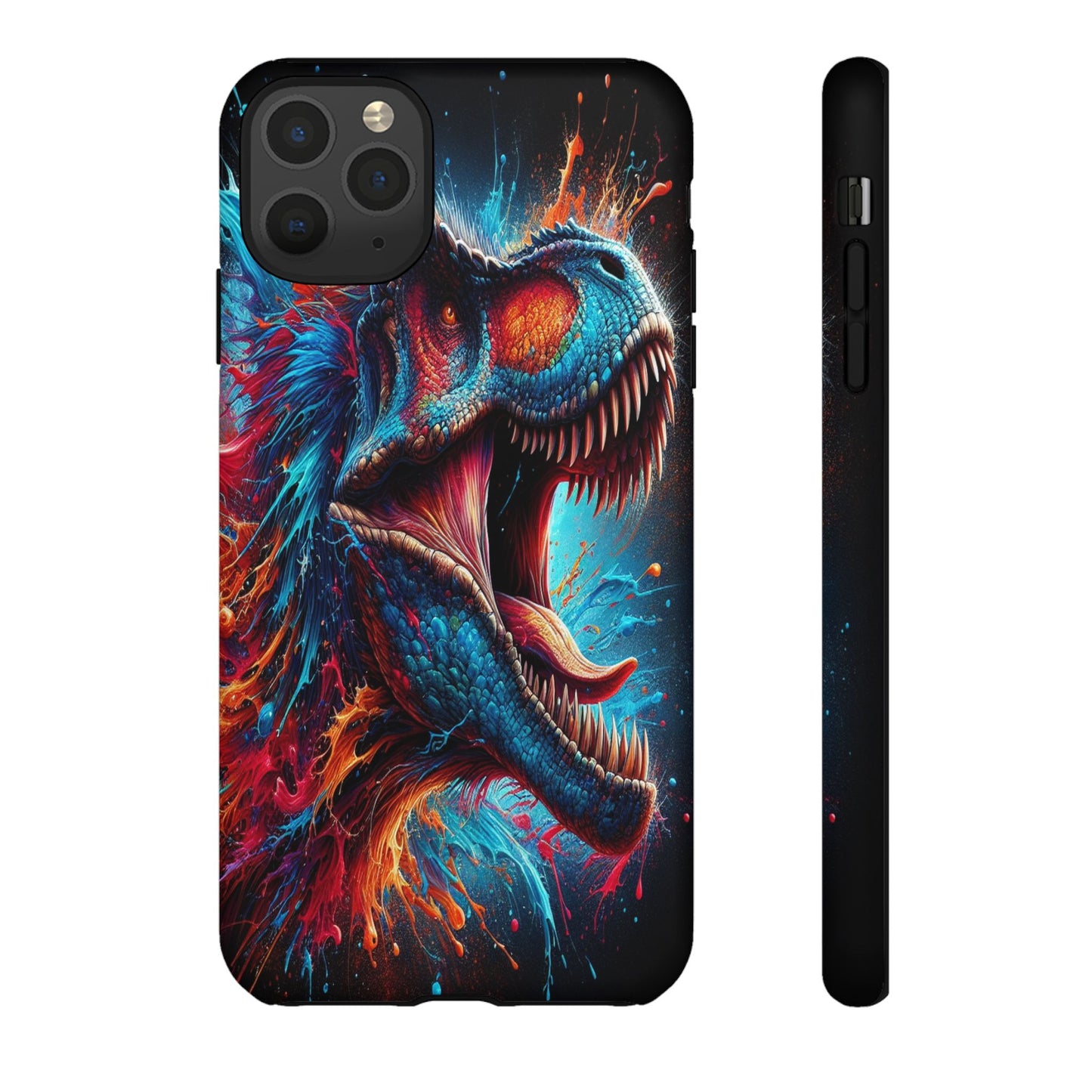 Colorburst Dinosaur Roar - Phone Case