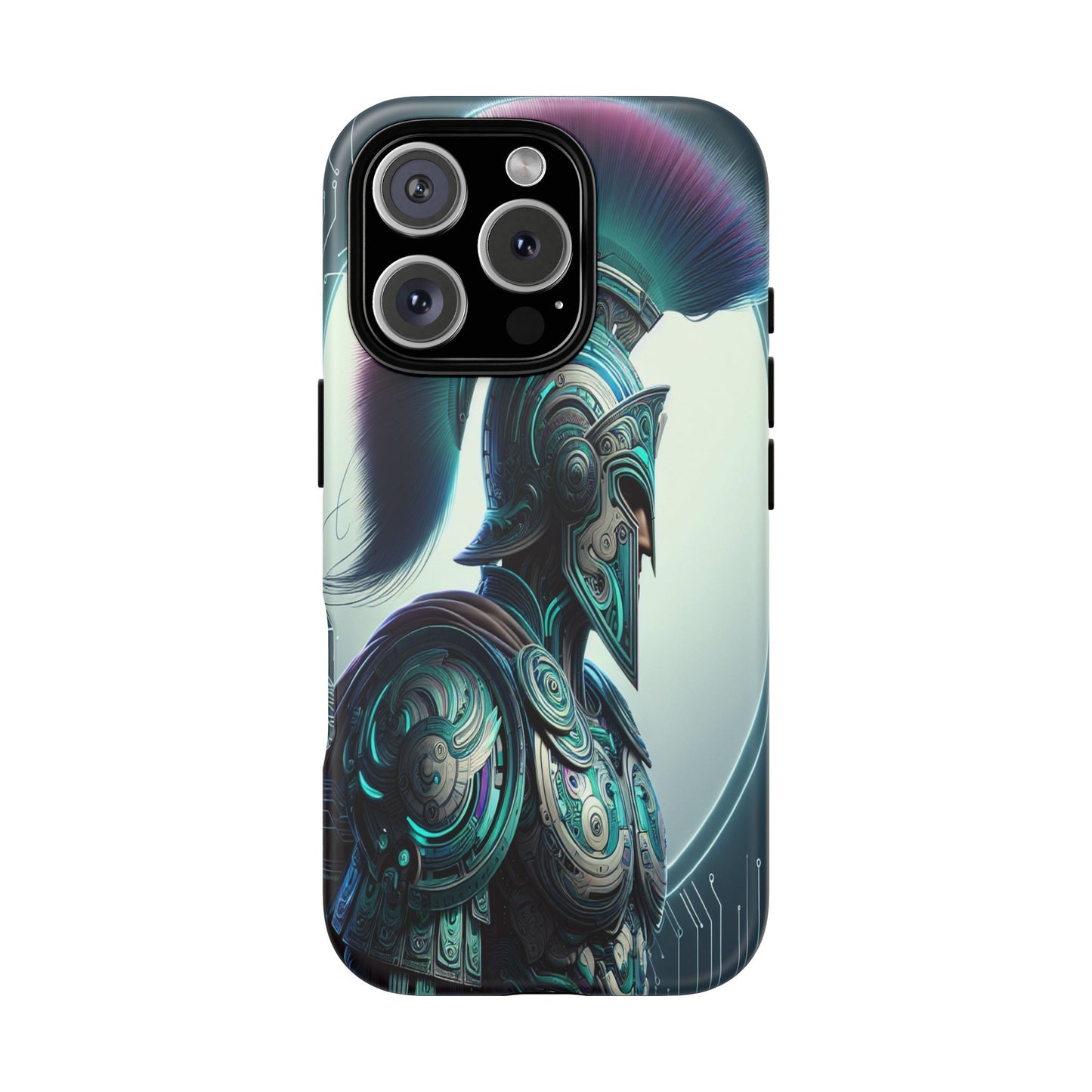 Custom ProtectiveGuardian of the Digital RealmIphone Case Compatible With Iphone 16 15 14 - Phone Cover