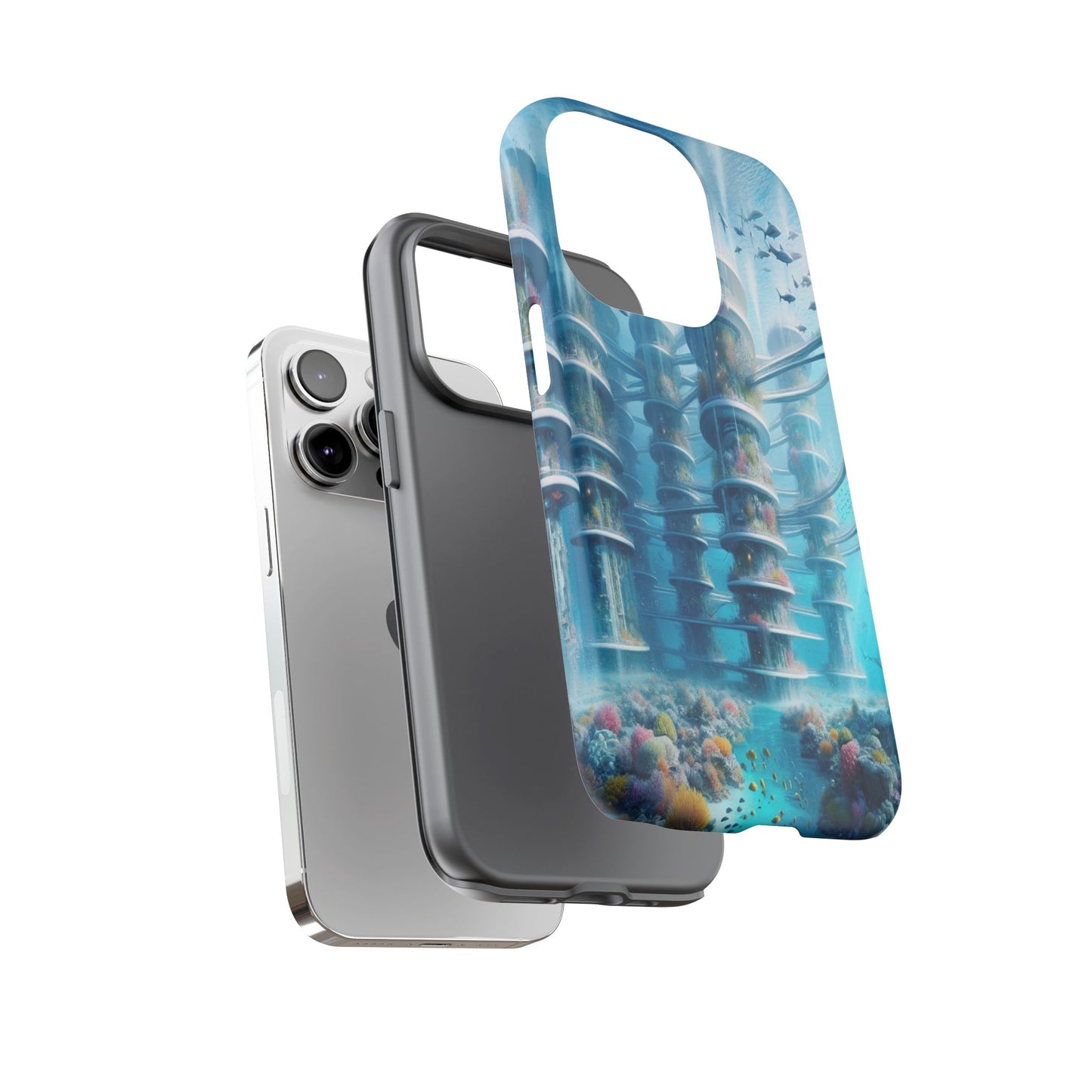 Custom ProtectiveUnderwater Oasis OdysseyIphone Case Compatible With Iphone 16 15 14 - Phone Cover