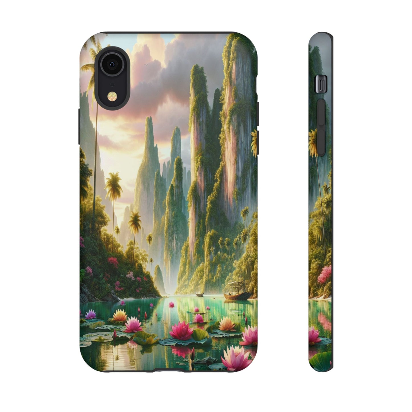 Custom Protective Tropical Oasis Vista Iphone Case Compatible With Iphone 16 15 14 - Phone Cover