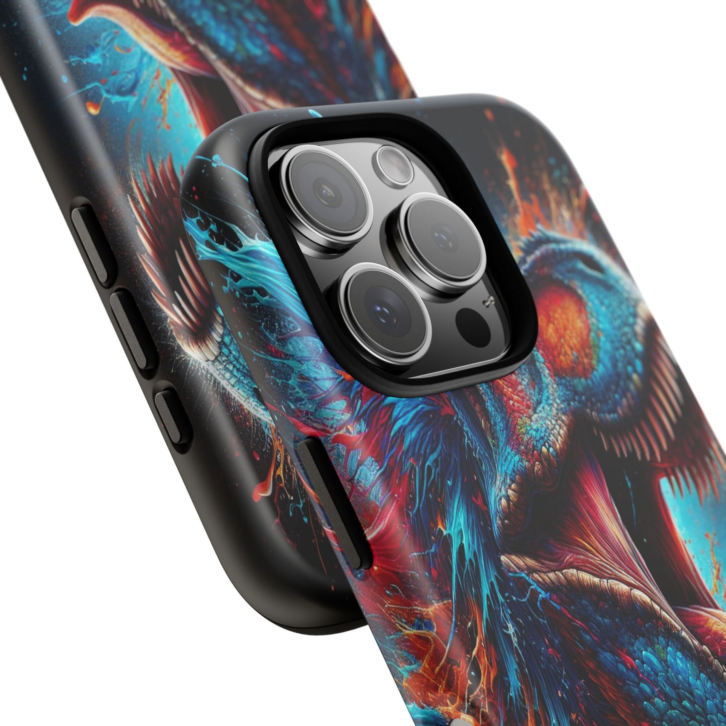 Colorburst Dinosaur Roar - Phone Case