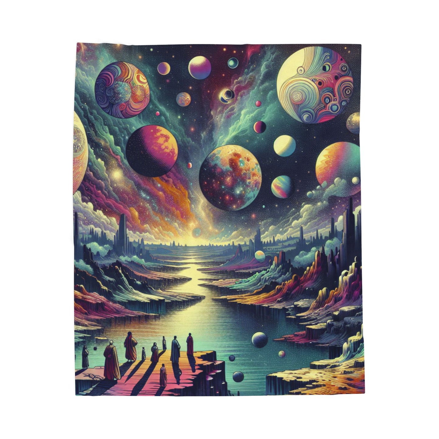Planetary Odyssey - Plush Blanket