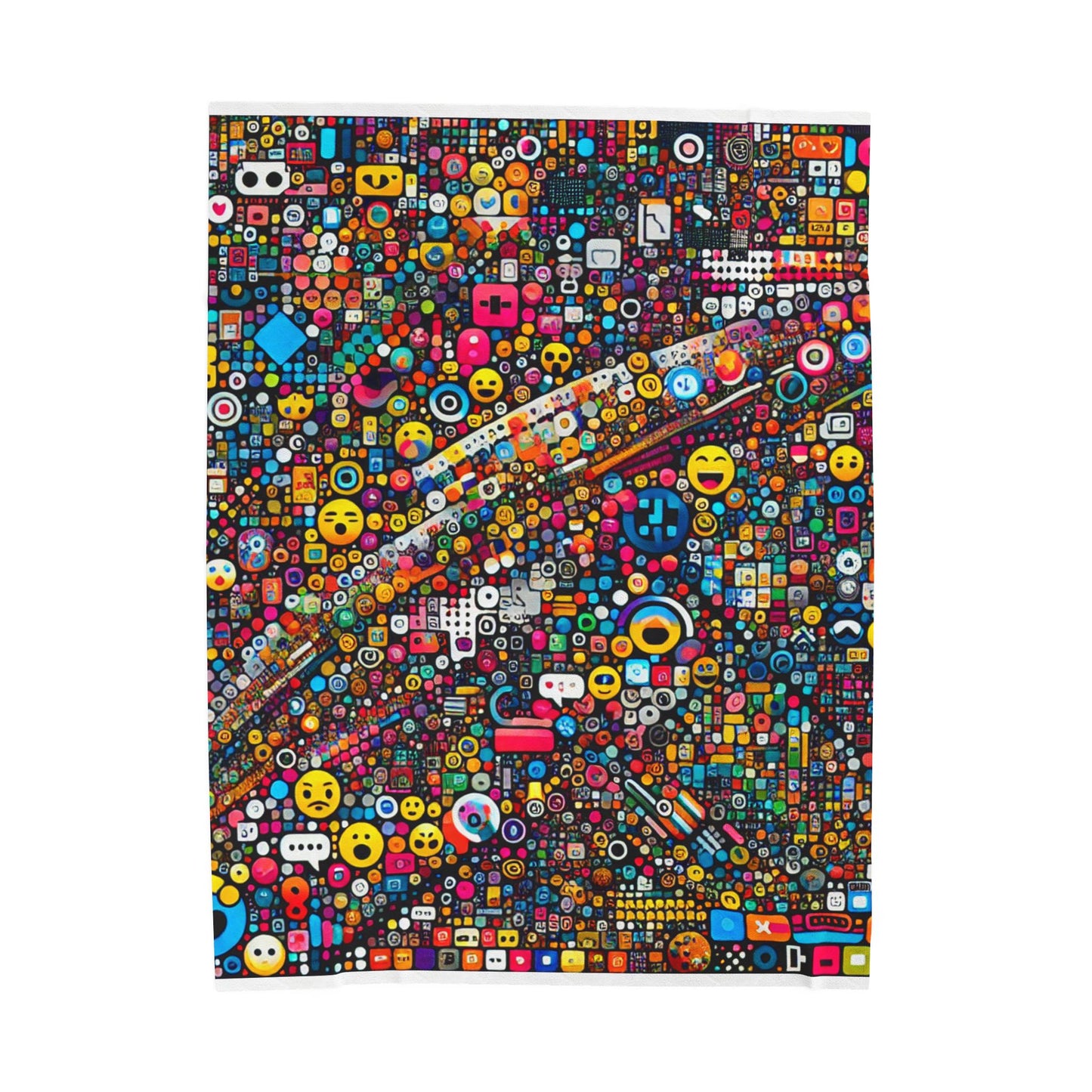 Mosaic of Emotions - Plush Blanket