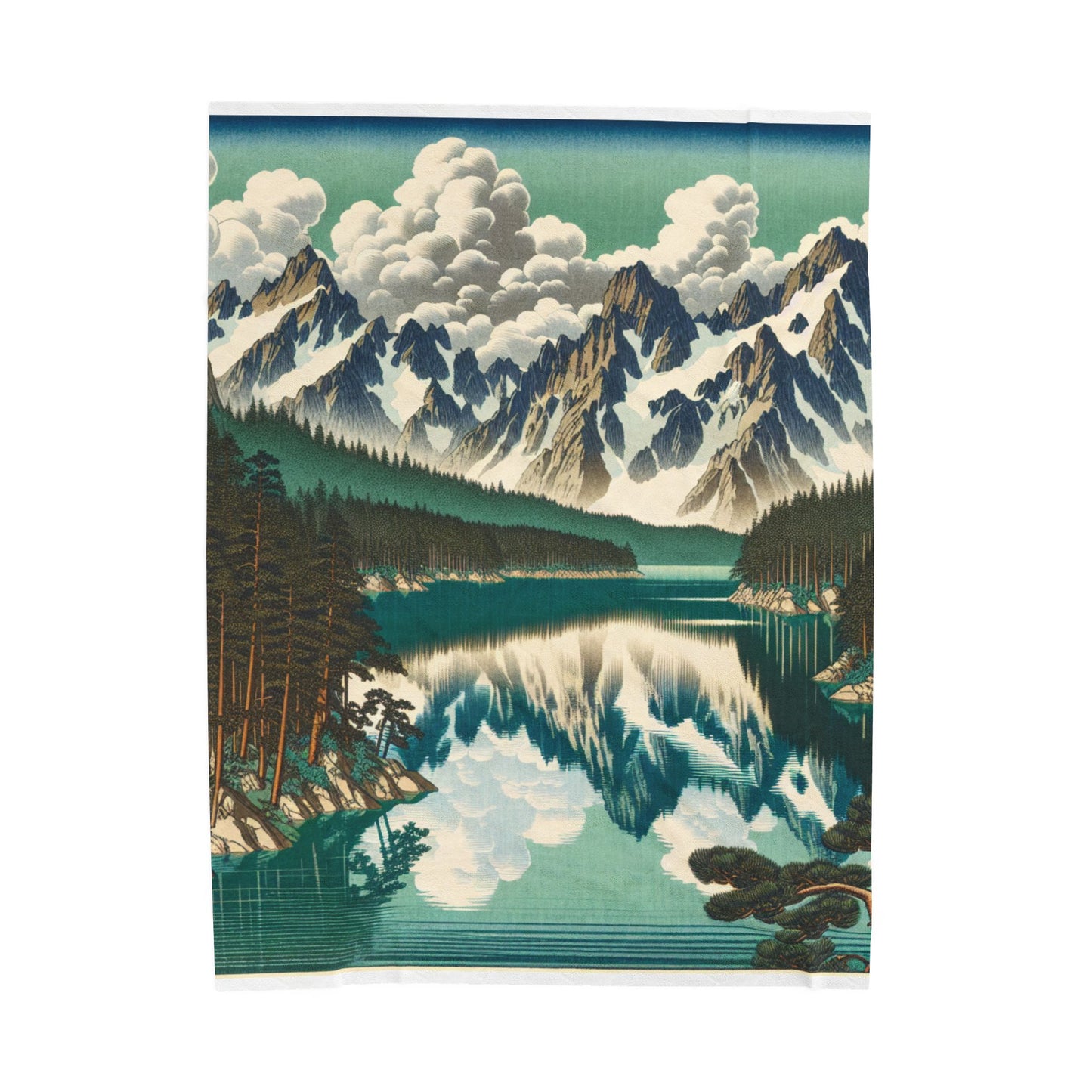 Reflections of Tranquility - Plush Blanket