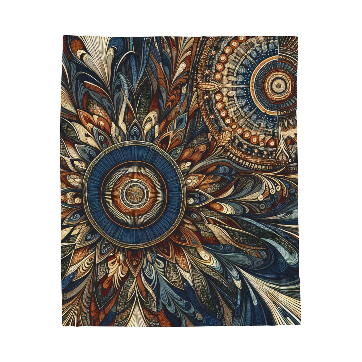 Mosaic of Intricate Wonders - Plush Blanket