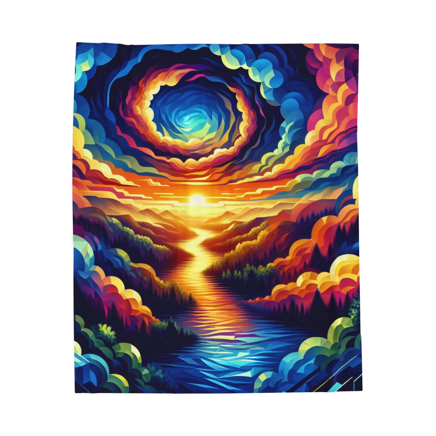 Cascade of Radiance - Plush Blanket