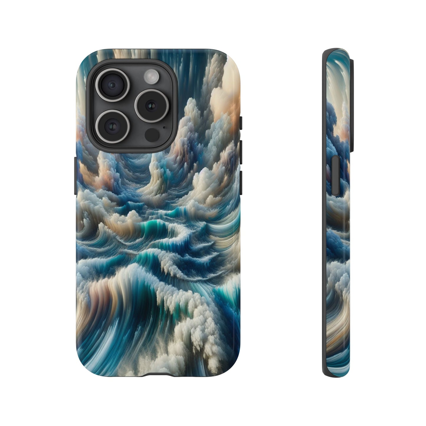 Waves of Clouded Light - Phone Case