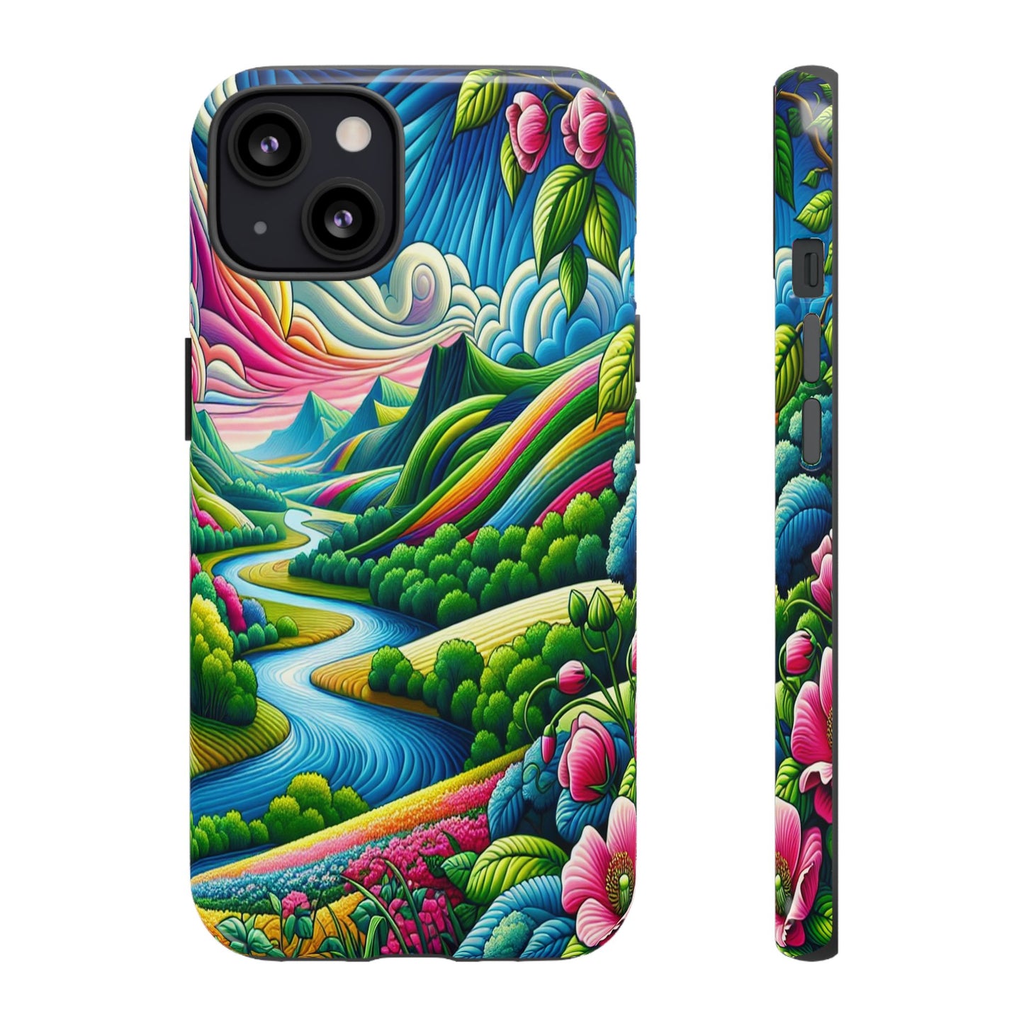 Colorful Landscape Fantasy - Phone Case