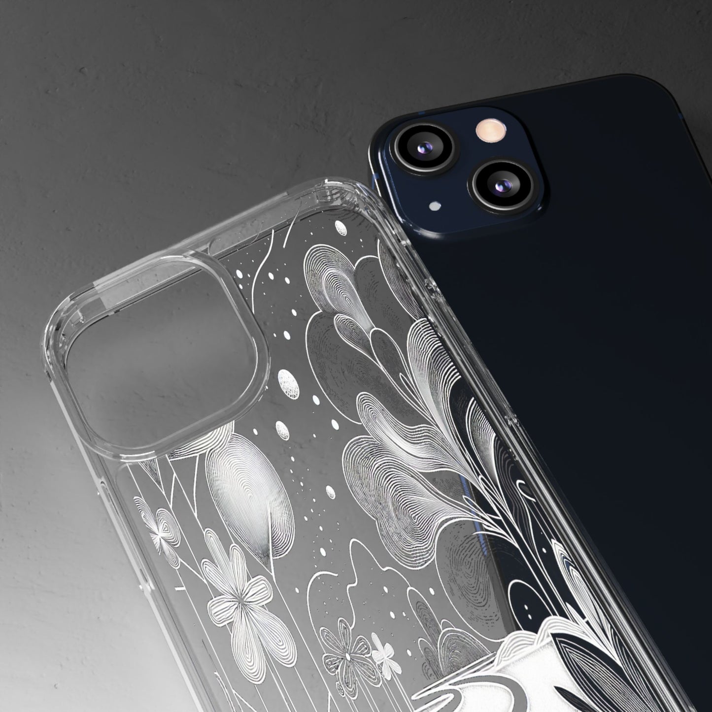 Transparent Pathway to Imagination Iphone Case Compatible With Iphone 16 15 14 - Clear Phone Cover