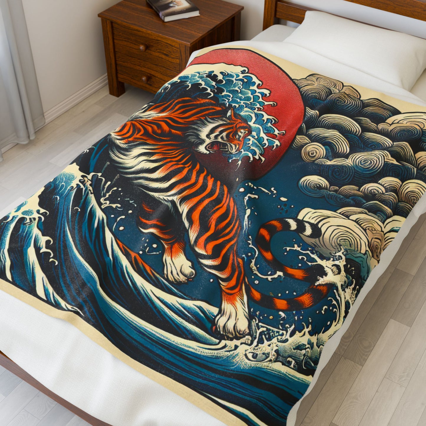 Roaring Through the Waves - Plush Blanket