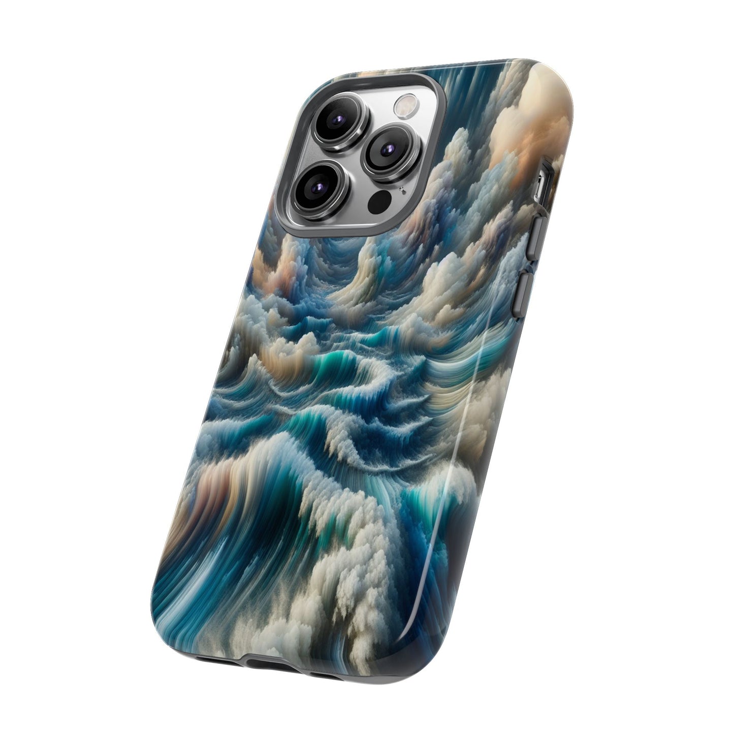 Waves of Clouded Light - Phone Case