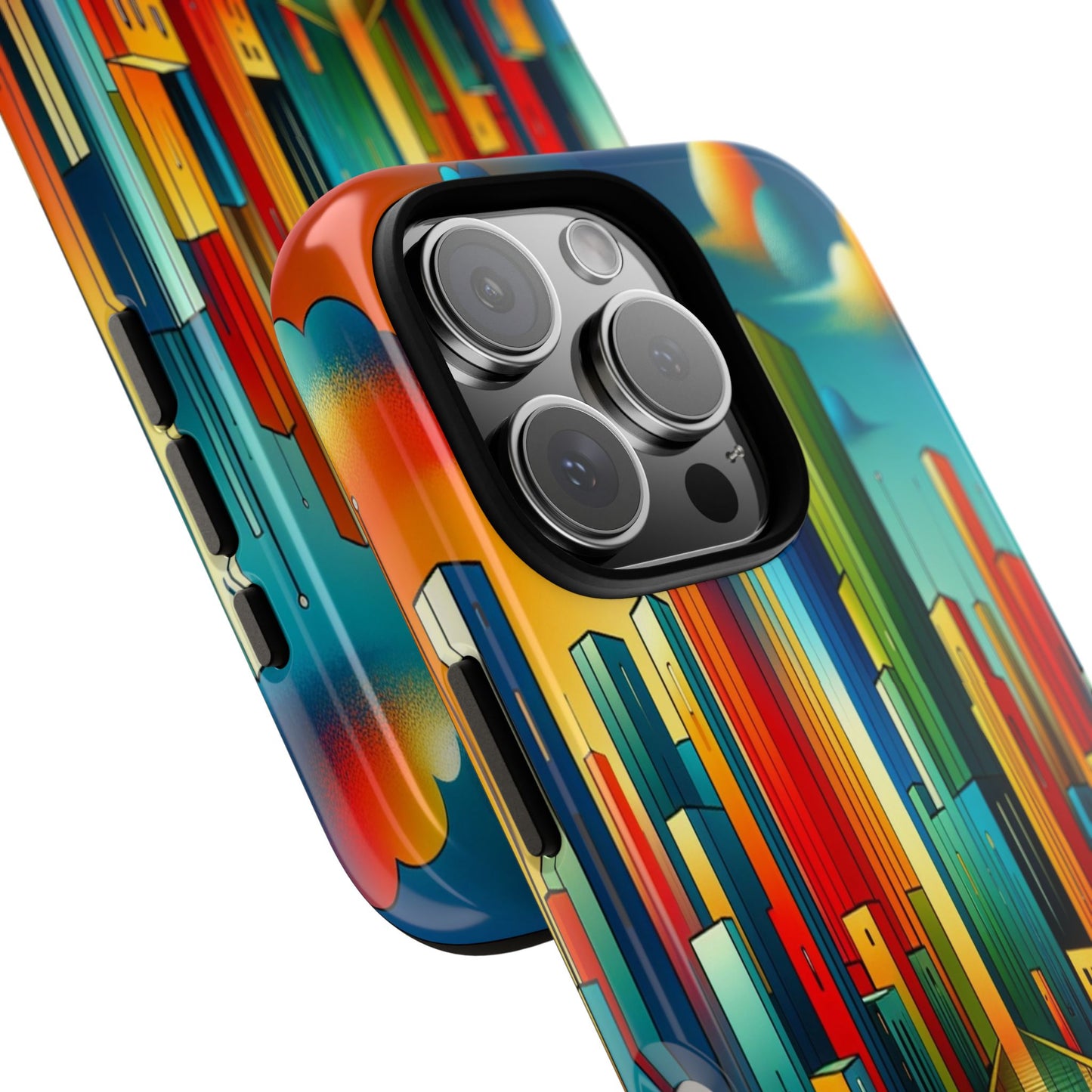 Custom ProtectiveCity ColorscapeIphone Case Compatible With Iphone 16 15 14 - Phone Cover