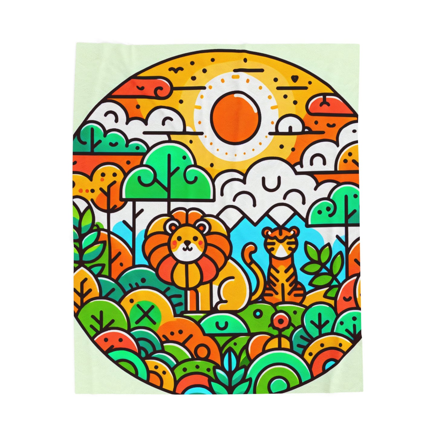 Jungle Wonders - Plush Blanket