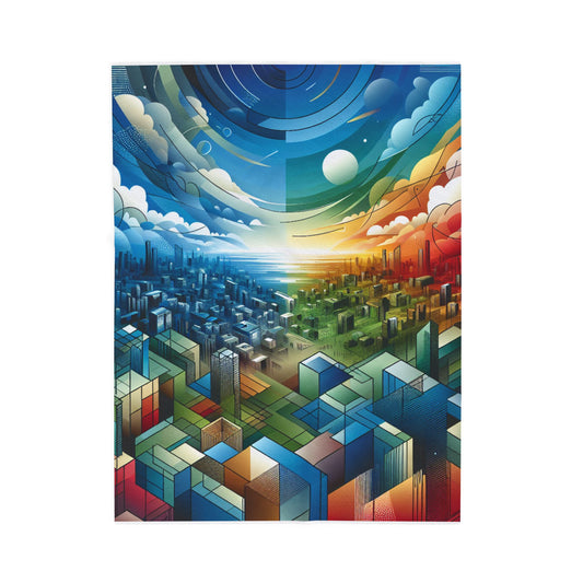 Divergent Horizons - Plush Blanket