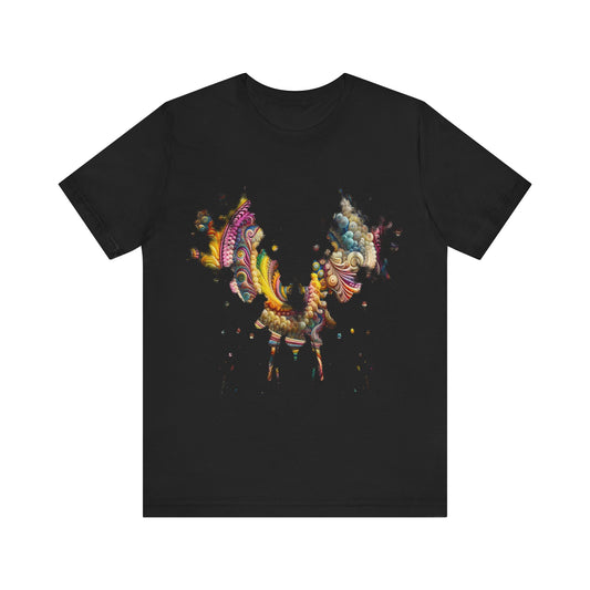 Kaleidoscopic Spiral Delight - Jersey Short Sleeve Tee