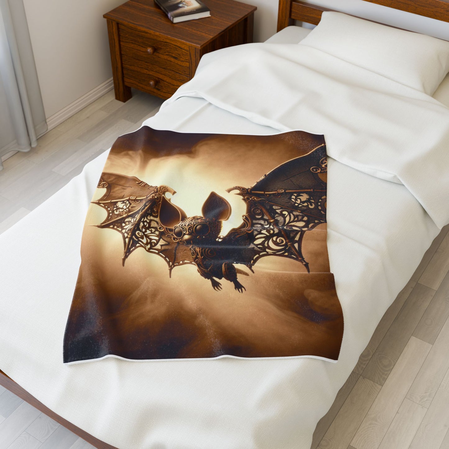 Winged Bat Craftsmanship - Plush Blanket