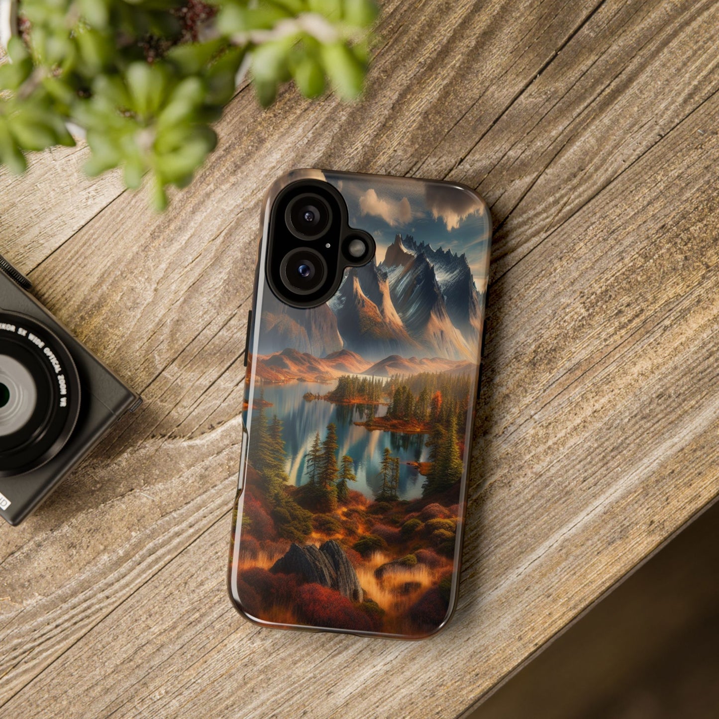 Custom ProtectiveMajestic Peaks and Tranquil WatersIphone Case Compatible With Iphone 16 15 14 - Phone Cover