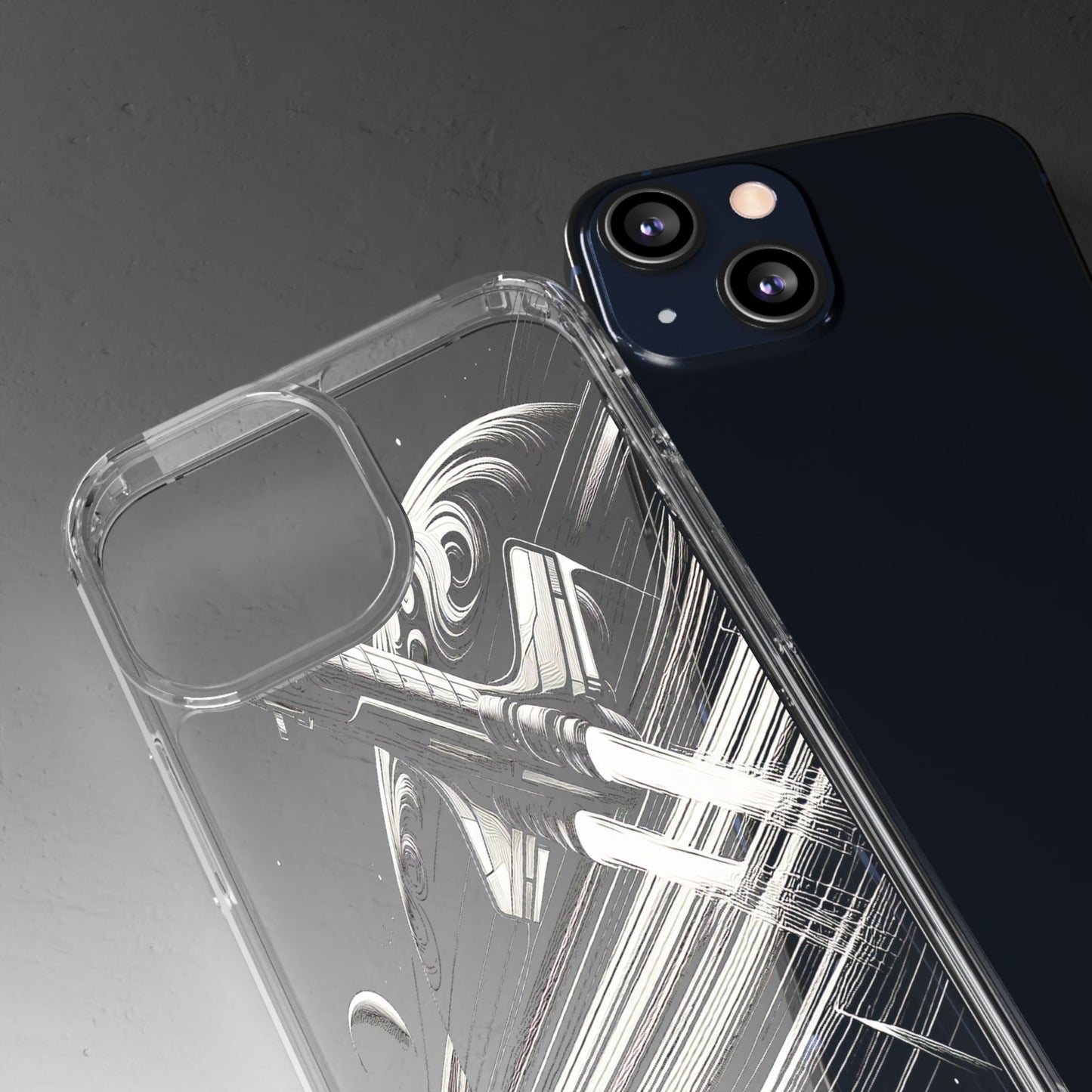 Transparent Voyage Beyond the Rings Iphone Case Compatible With Iphone 16 15 14 - Clear Phone Cover