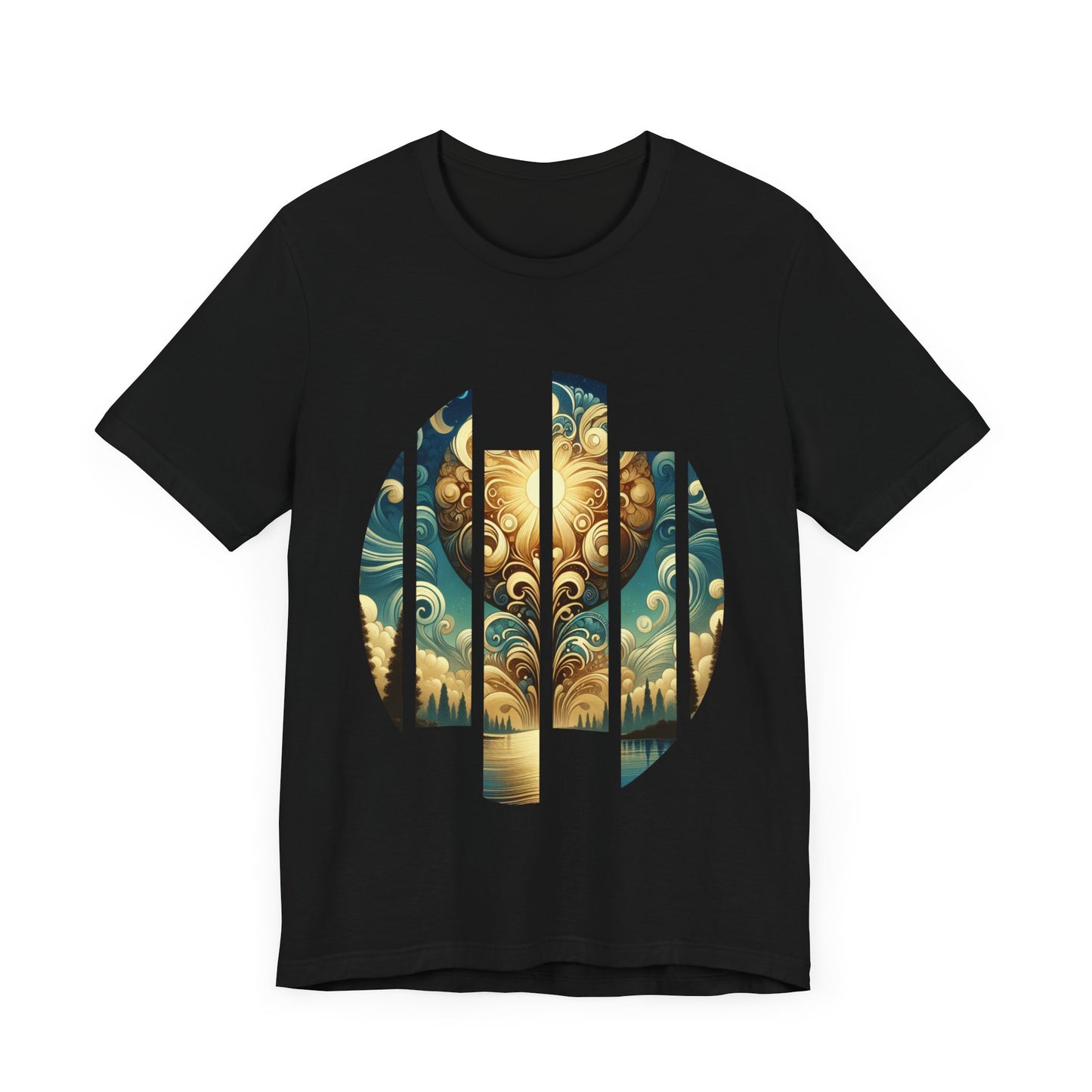 Ethereal Arbor by the Lake - Jersey Short Sleeve Tee