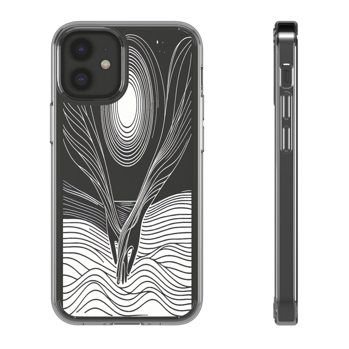 Transparent Interwoven Spirits Iphone Case Compatible With Iphone 16 15 14 - Clear Phone Cover