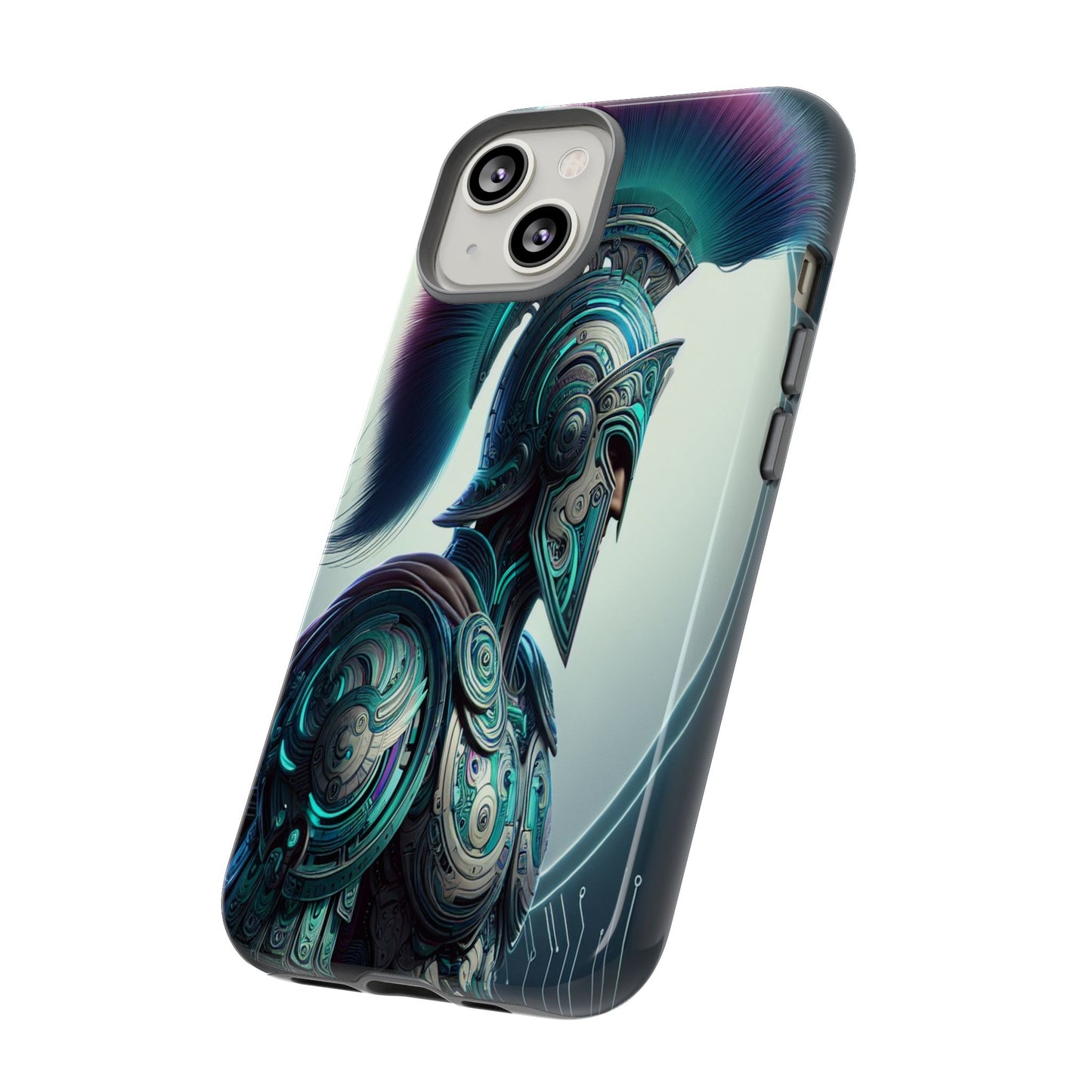 Custom ProtectiveGuardian of the Digital RealmIphone Case Compatible With Iphone 16 15 14 - Phone Cover