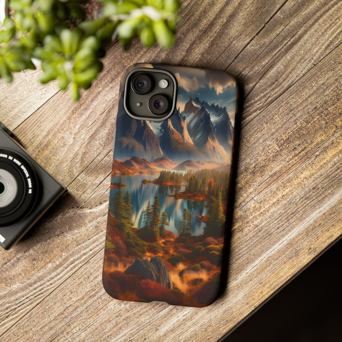 Custom ProtectiveMajestic Peaks and Tranquil WatersIphone Case Compatible With Iphone 16 15 14 - Phone Cover