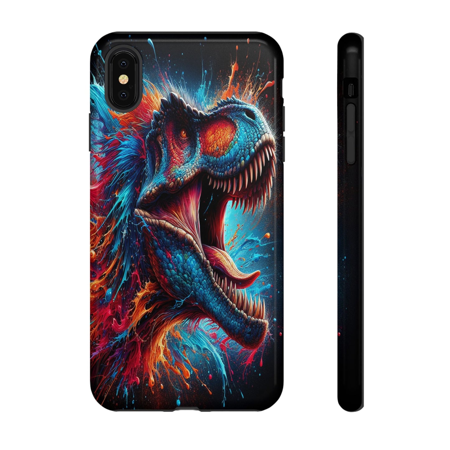 Colorburst Dinosaur Roar - Phone Case