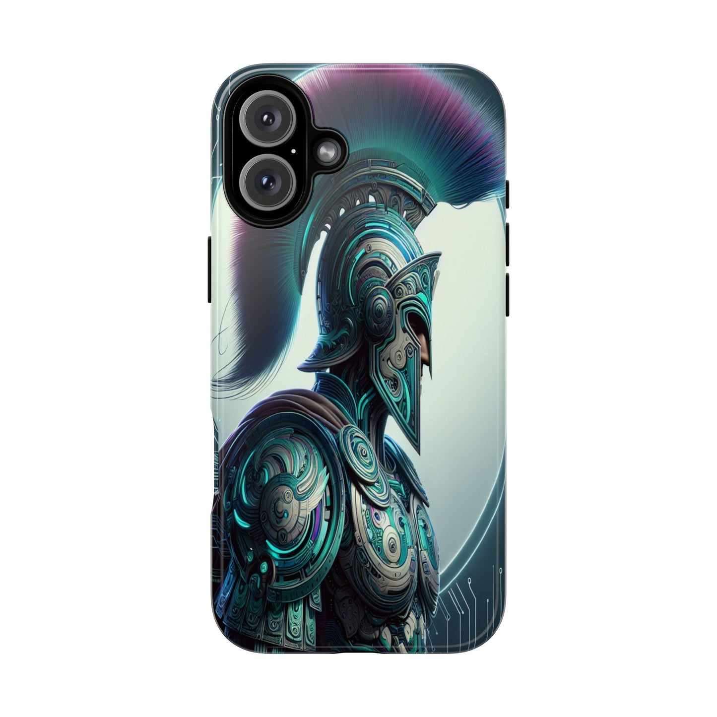 Custom ProtectiveGuardian of the Digital RealmIphone Case Compatible With Iphone 16 15 14 - Phone Cover